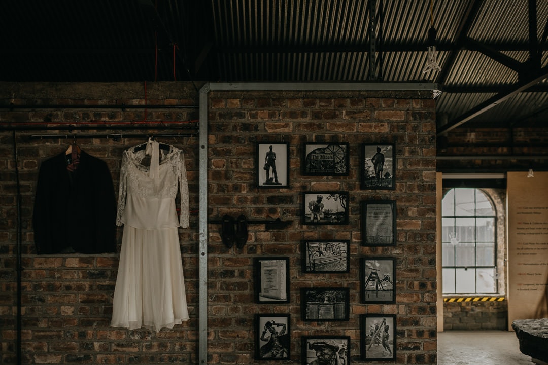 Unique scottish wedding venue - the National Mining Museum, Newtongrange