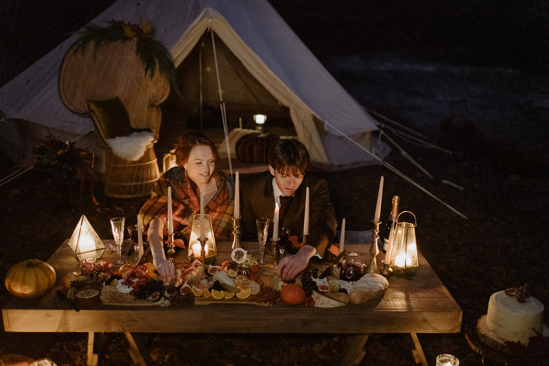 scotland camping elopement glamping