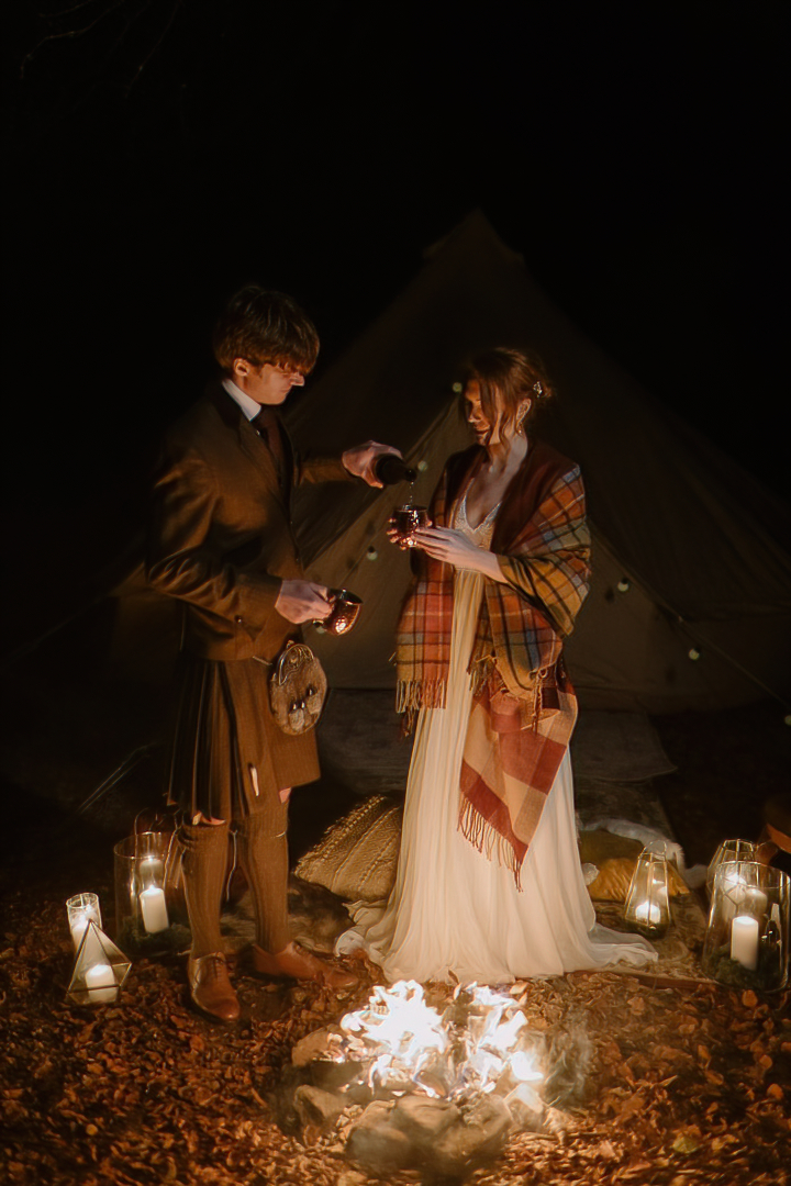 scotland camping elopement glamping