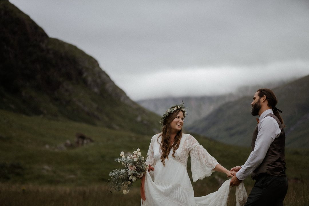 Evelina + Markus - Glen Etive elopement - Summer